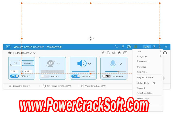 Vidmore Screen Recorder 1.2.8 (x64) Free Download with Patch