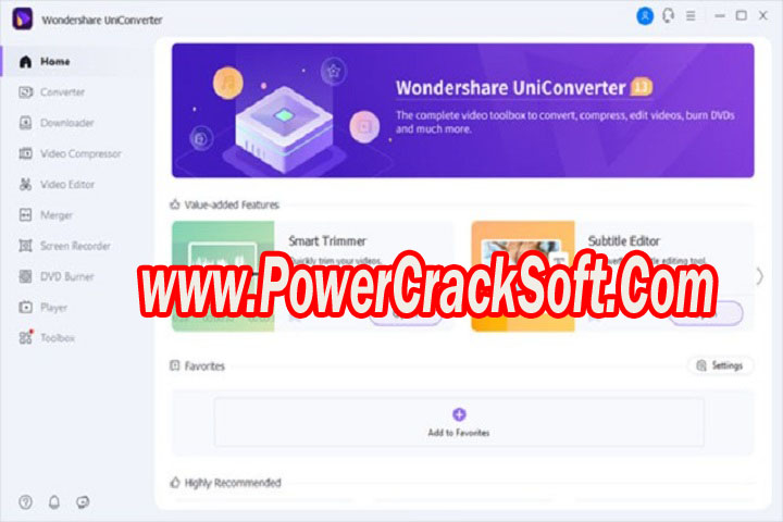 Wondershare UniConverter v14.1.2.86 Free Download with Crack
