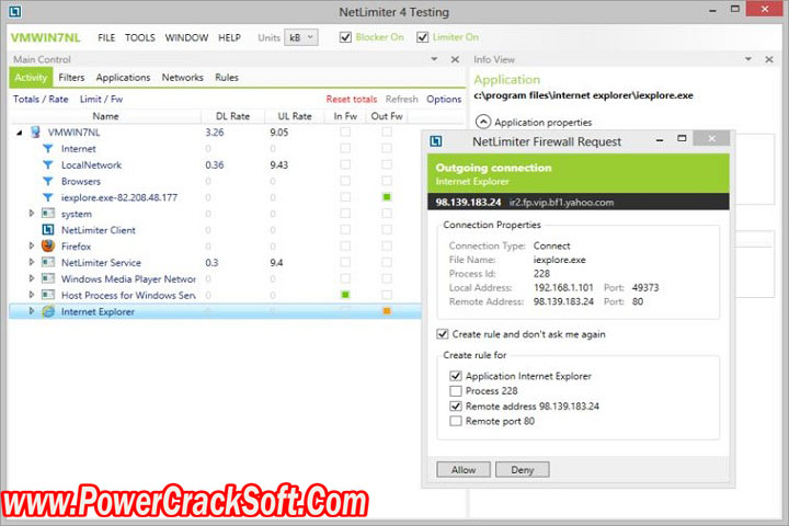 NetLimiter Enterprise 4.1.14 Free Download With Crack