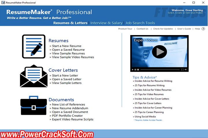 ResumeMaker Professional Deluxe v20.2.0.4036 Free Download With Crack