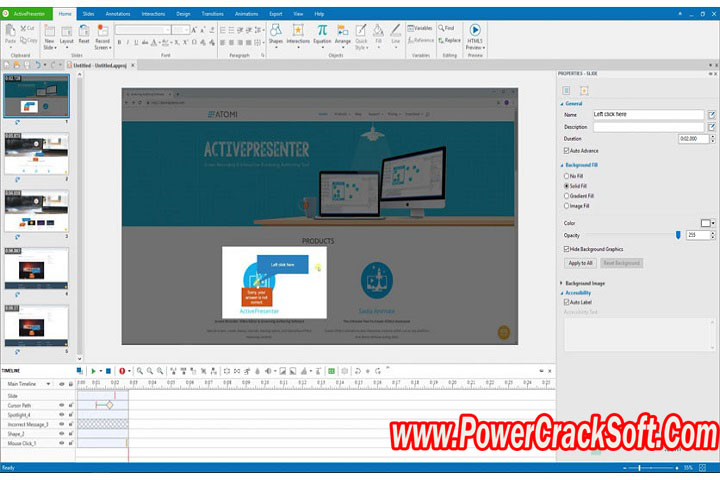 ActivePresenter Professional Edition 9.0.4 Free Download with Crack