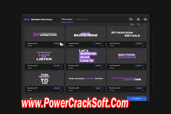 Motion Factory 2 Plugins for After Effects and Premiere Pro 1.0 Free Download with Patch