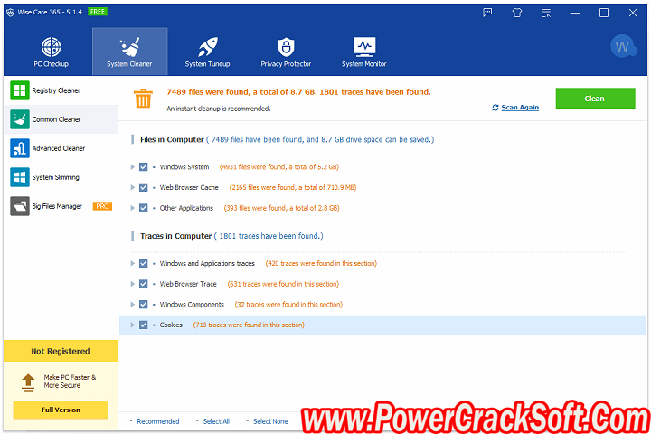 Wise Care 365 Pro 6.3.6.614 Free Download With Patch