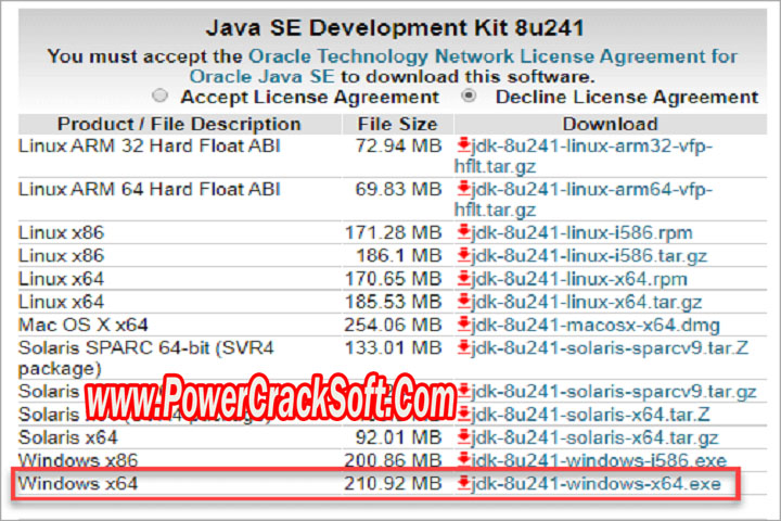 Java Setup 8 u 241 Free Download with Crack