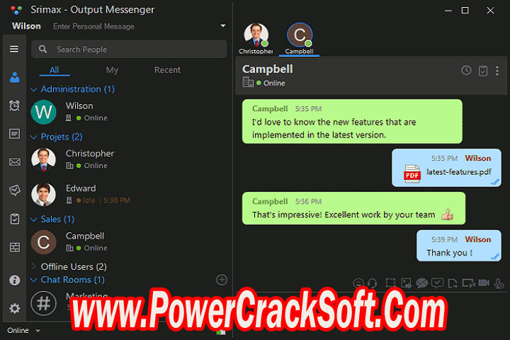 Output Messenger 2.0.23 x 64 Free Download with Crack