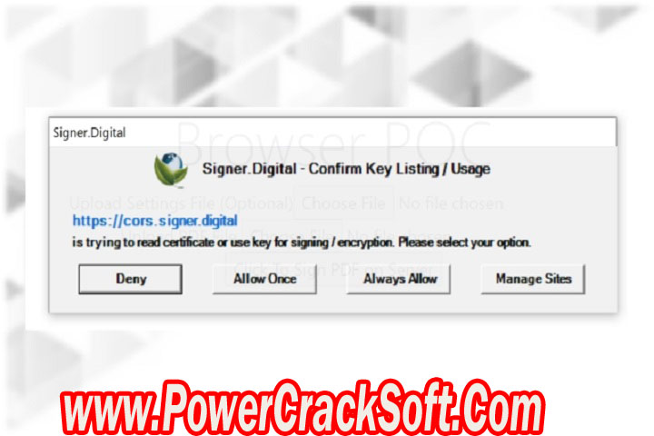 Signer Digital Browser Extension Setup 1.0 Free Download with Patch