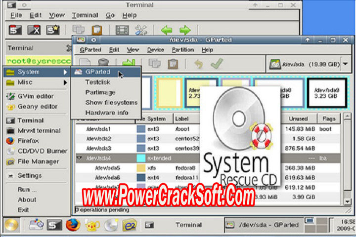System Rescue Cd 8 x 86 Free Download with Crack