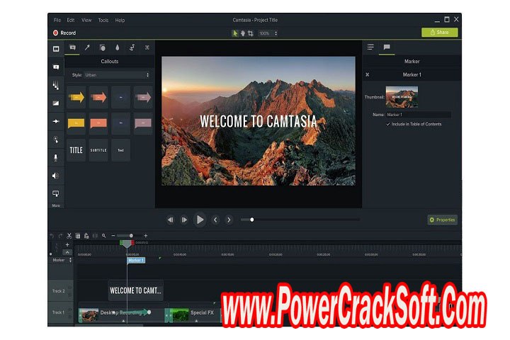 Tech Smith Camtasia 2022 x 64 Free Download with Crack