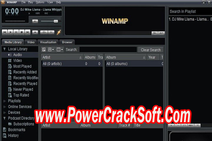 Win amp 5 Free Download with Crack