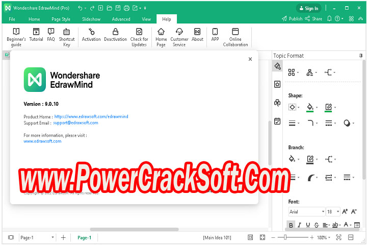 Wonder share E draw Mind Pro 9 Free Download with Patch