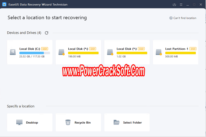 EaseUS Data Recovery Wizard Technician 16.0.0.0 With Crack