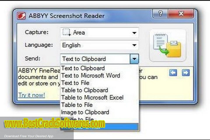 Abbyy screenshot reader esd 1.0 Free Download with Crack