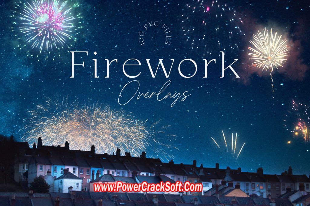 CreativeMarket 100 Fireworks Overlays V 1608202 PC Software