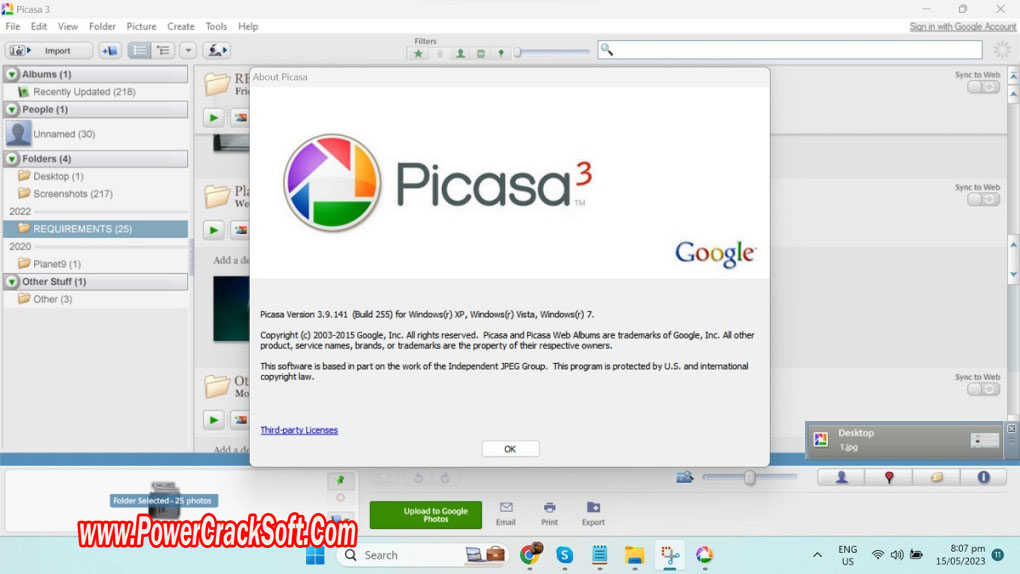 Picasa V 3.9.141.303 Installer qZUc 71 PC Software with keygen