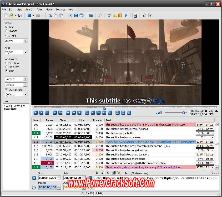 Subtitle Workshop V 6.1.8 Setup PC Software with crack