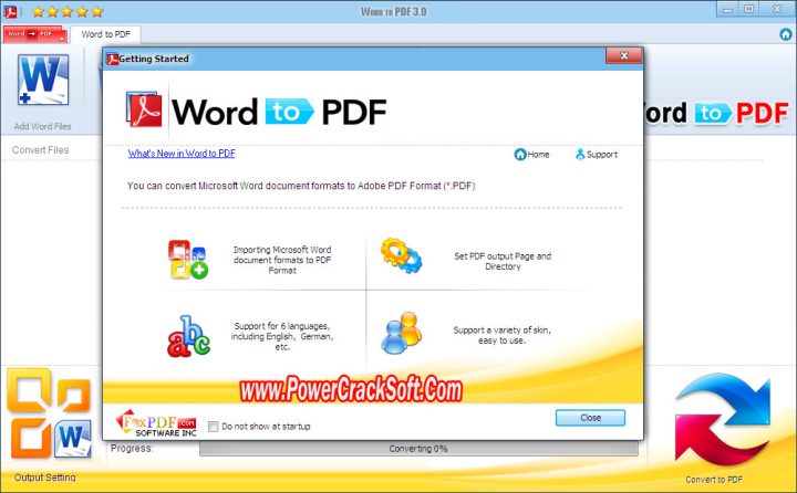 Word to PDF Converter V 2.6.9 PC Software with patch