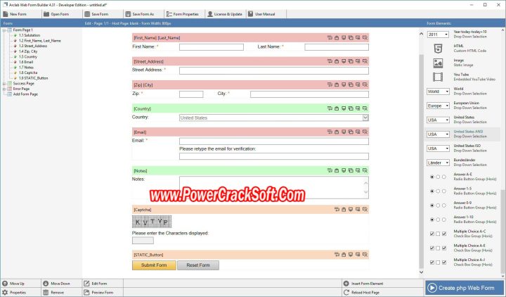 Arclab Web Form Builder V 5.5.6 PC Software with keygen