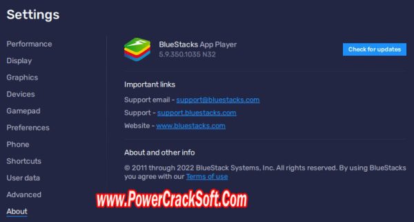 BlueStacks App Player V 5.12.108 PC Software with keygen