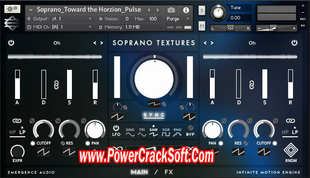 Emergence Audio Soprano Textures V 1.0 PC Software with crack