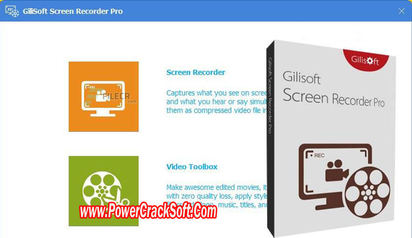 GiliSoft Screen Recorder Pro V 12.2 PC Software with crack