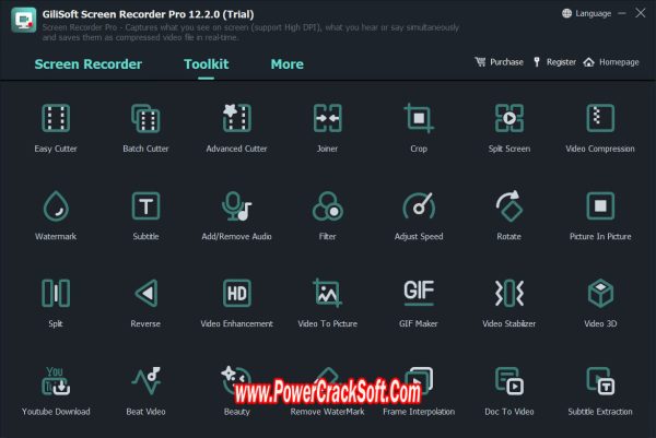 GiliSoft Screen Recorder Pro V 12.2 PC Software with patch