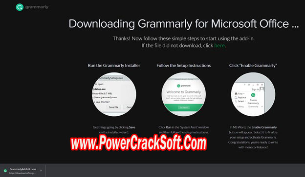 Grammarly Installer V 1.0.37.762 PC Software with keygen