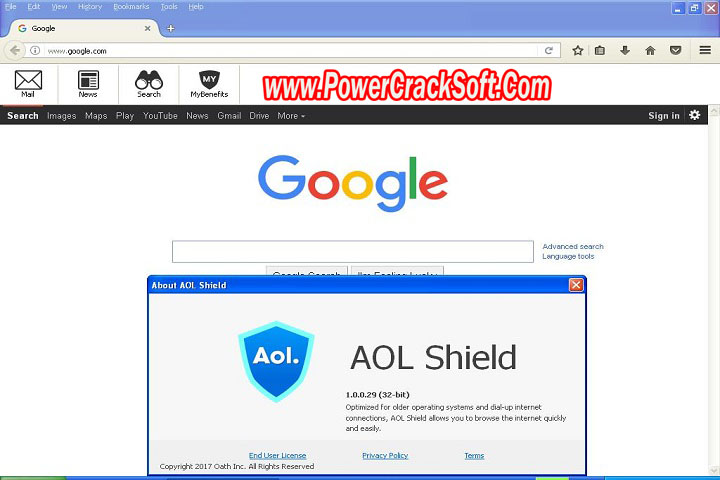 AOL Shield Browser v1.0 PC Software