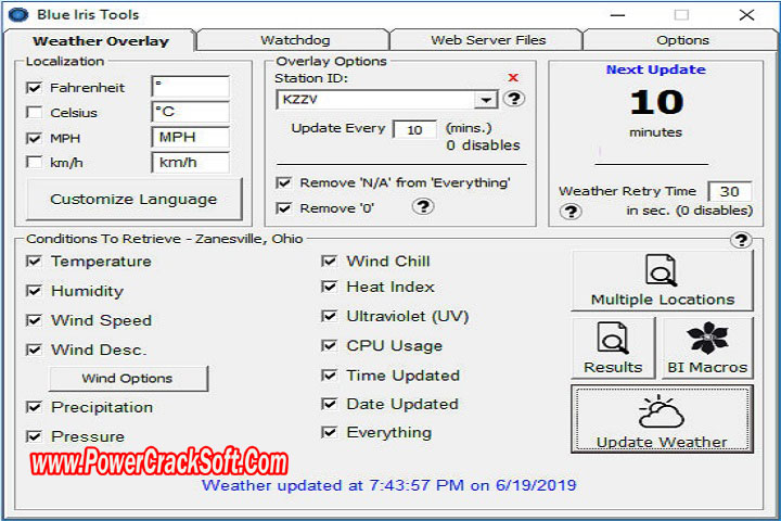 Blue Iris v1.0 PC Software