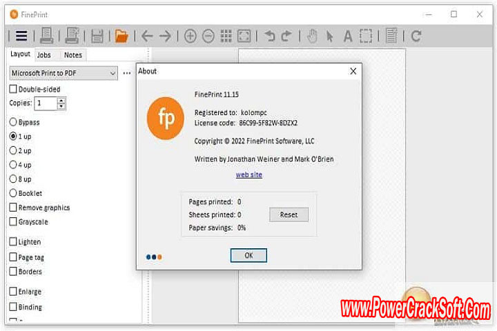 FinePrint 11.41 PC Software