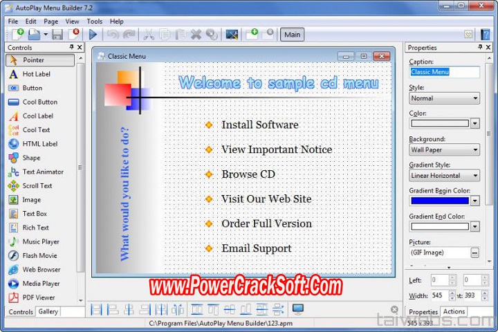 AutoPlay Menu Builder 9.0.0.2836 PC Software