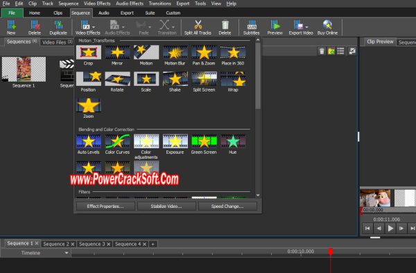 Video pad video editing software plus V 13.45 PC Software with keygen