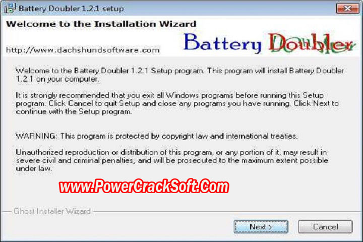 Battery Doubler 1.2.1 PC Software