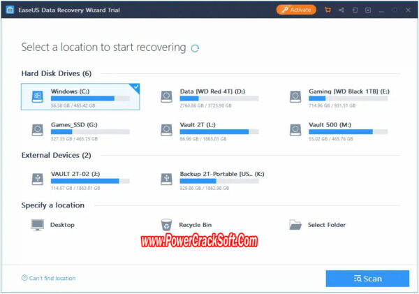 Ease US Data Recovery V 16.2.0 Build 20230719 PC Software with patch
