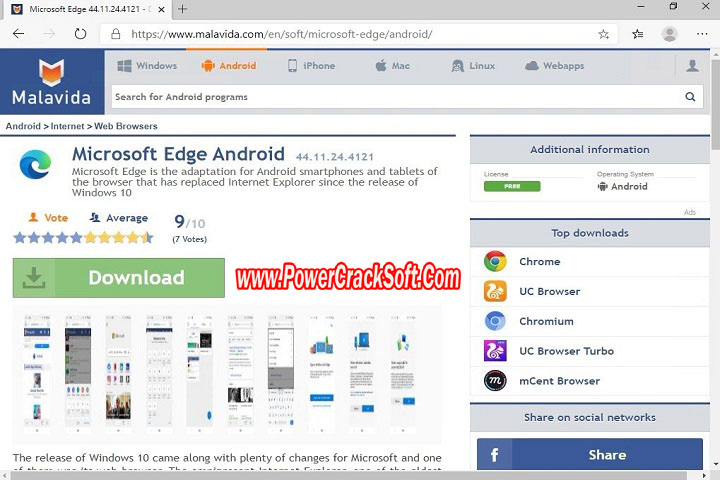 Microsoft Edge 120.0.2210.91 PC Software