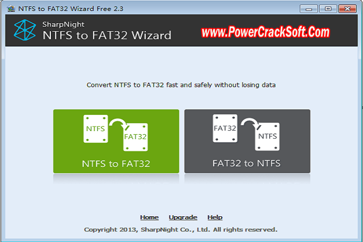 NTFS to FAT32 Wizard 2.3.1 PC Software