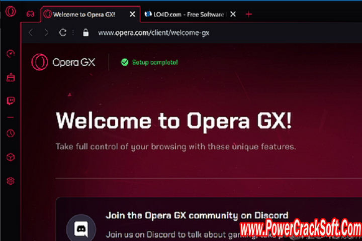 Opera GX 105.0.4970.63 PC Software