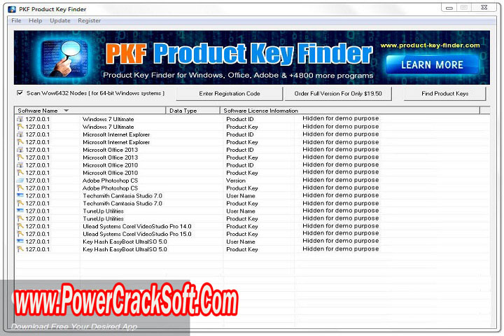 Product Key Finder 1.3 PC Software
