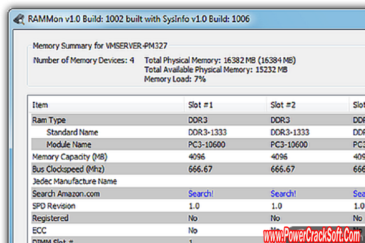 RAMMon 3.0 Build 1000 PC Software