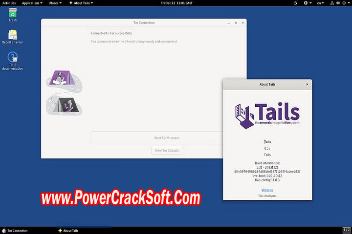 Tails 5.21 PC Software